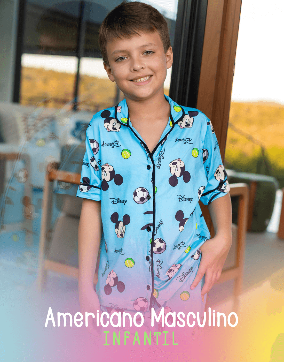 Infantil Masculino Americano