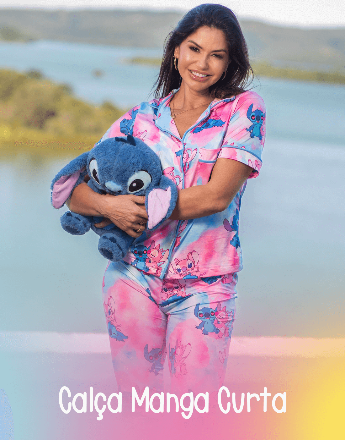 Calça Manga Curta Americano