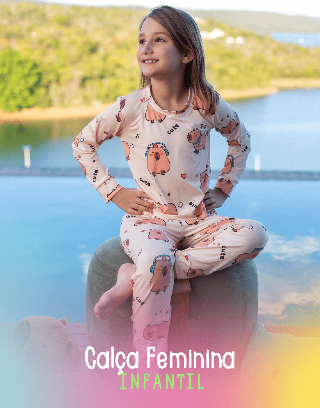 Infantil Feminino Calça
