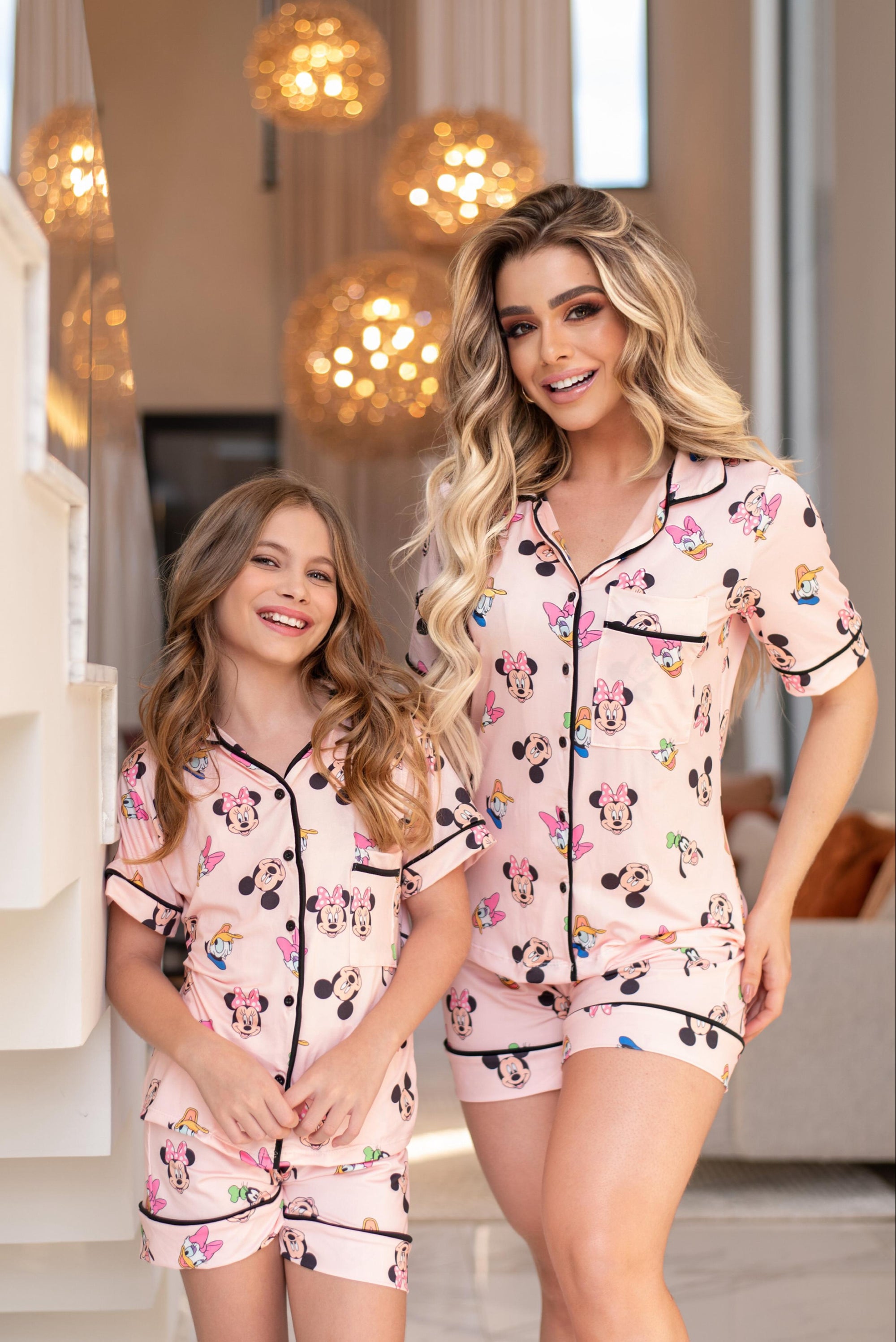 Conjunto Mãe e Filha Personagens Disney Pandite