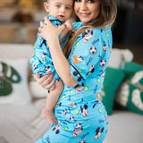 Conjunto Mãe e Filho Mickey Azul Pandite