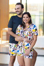 Americano Short Turma Do Mickey Feminino/Masculino Pandite