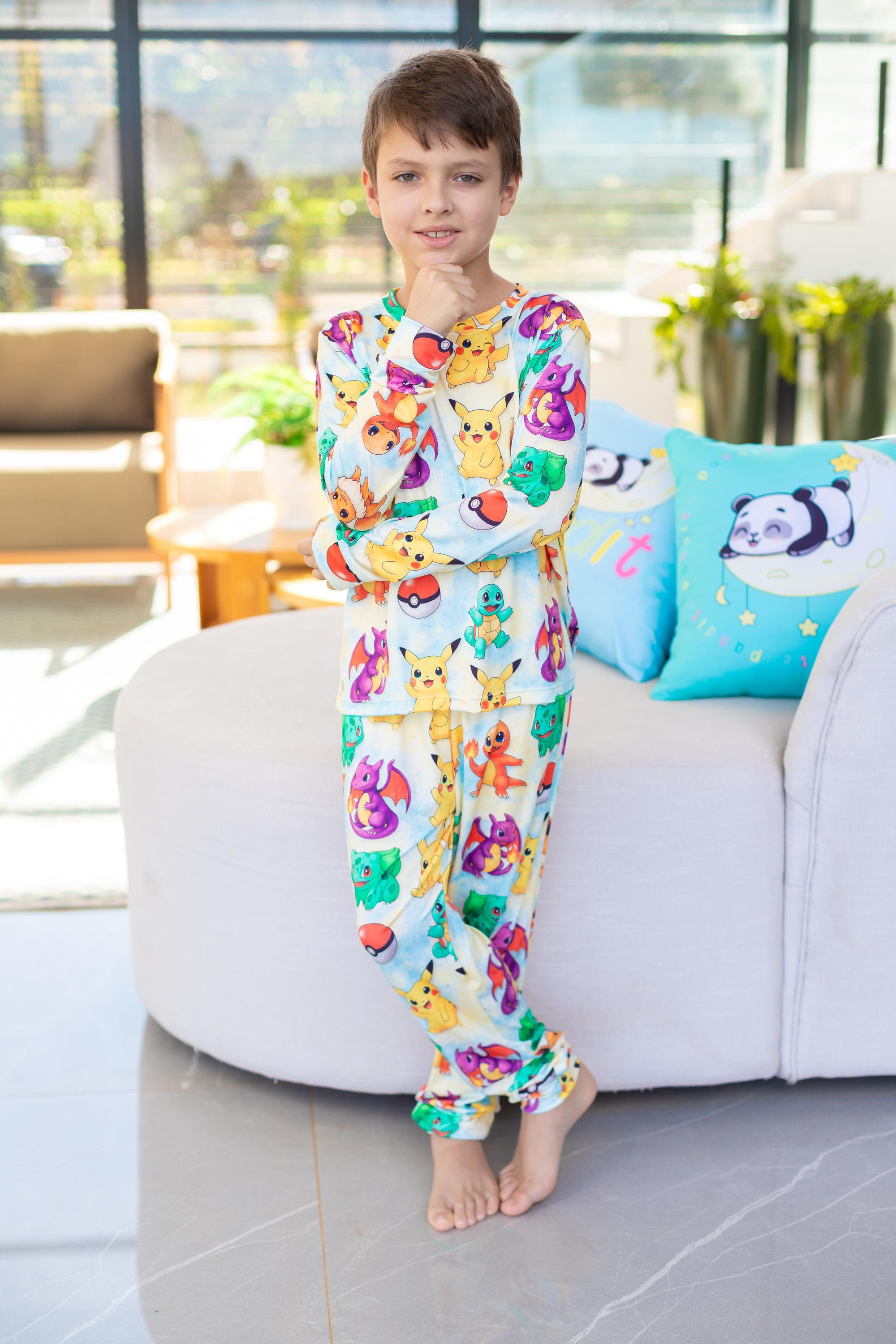 Calça Manga Longa Tradicional infantil Pokémon Pandite