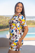 Americano Short Turma Do Mickey Pandite