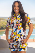 Americano Short Turma Do Mickey Pandite