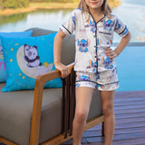 Americano Short Infantil Stitch Oh Pandite
