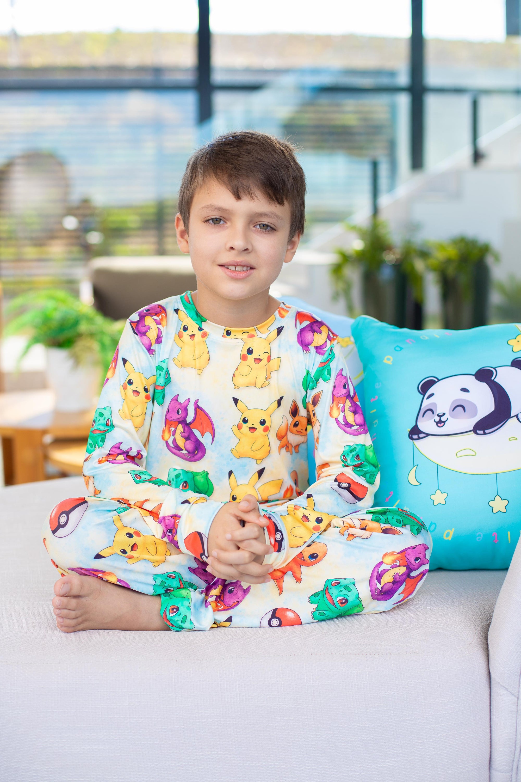 Calça Manga Longa Tradicional infantil Pokémon Pandite