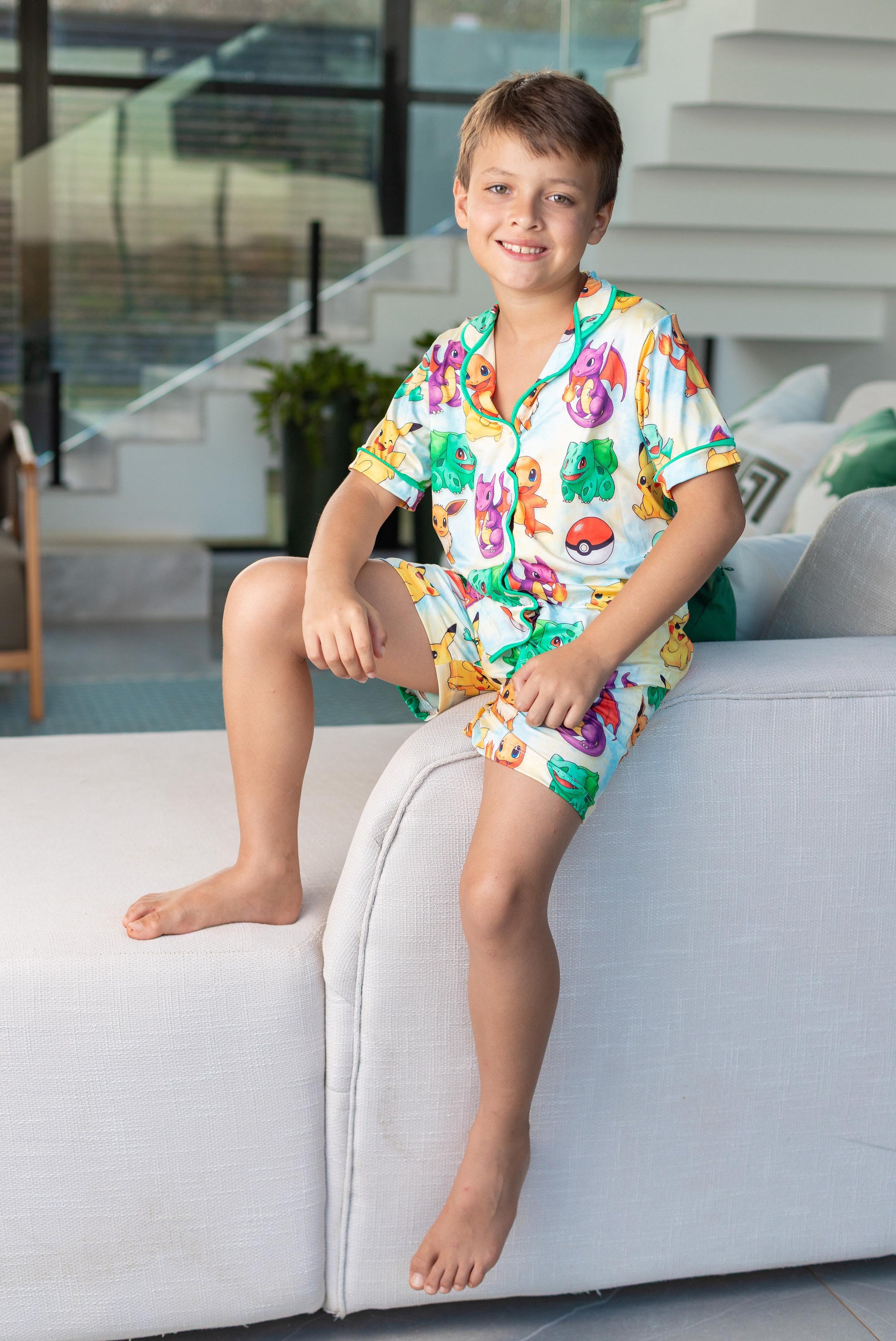 Americano Short Infantil Mickey Azul Pandite