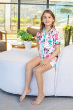 Americano Short Infantil Letra M Pandite