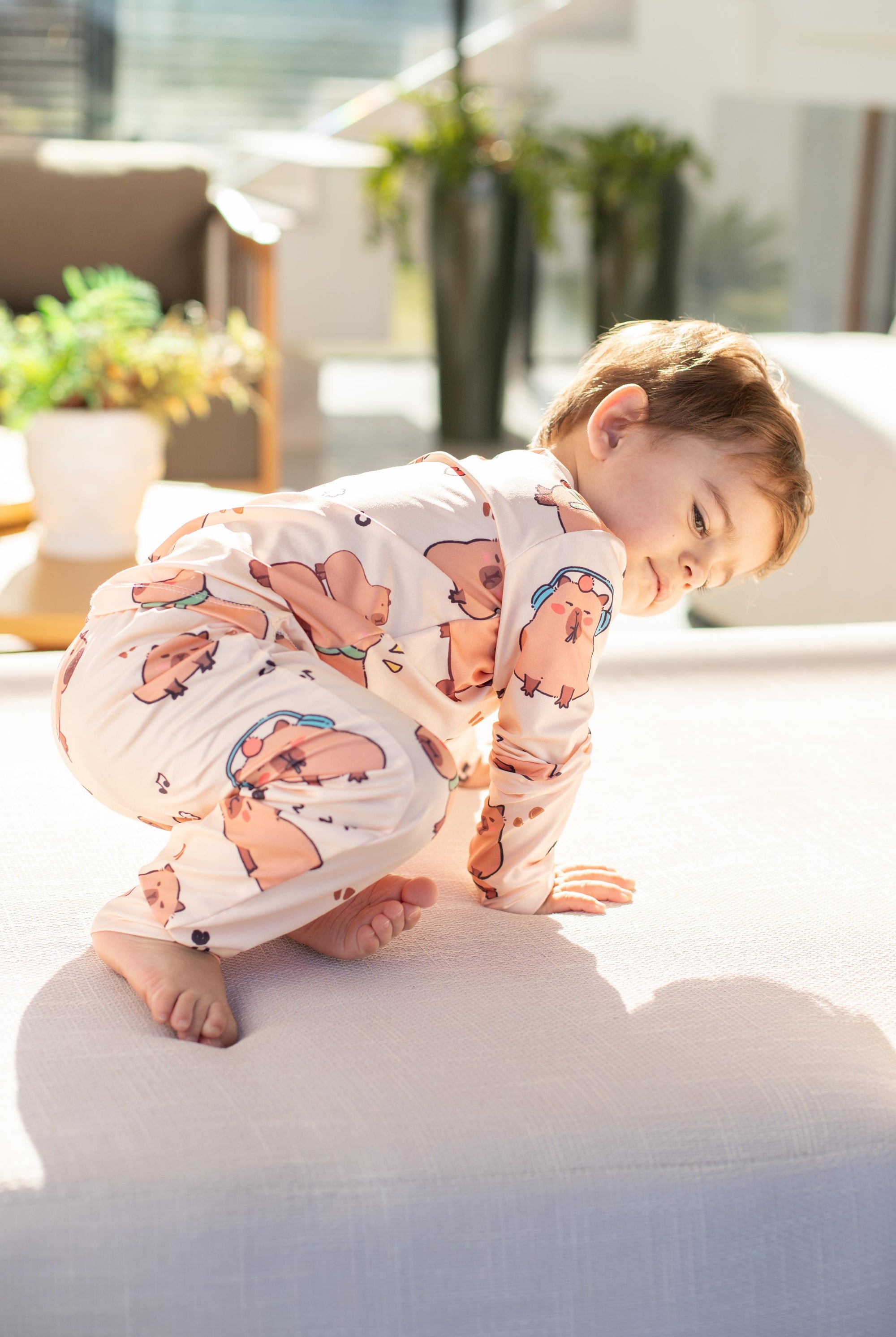 Calça Manga Longa Tradicional infantil Capivara Pandite