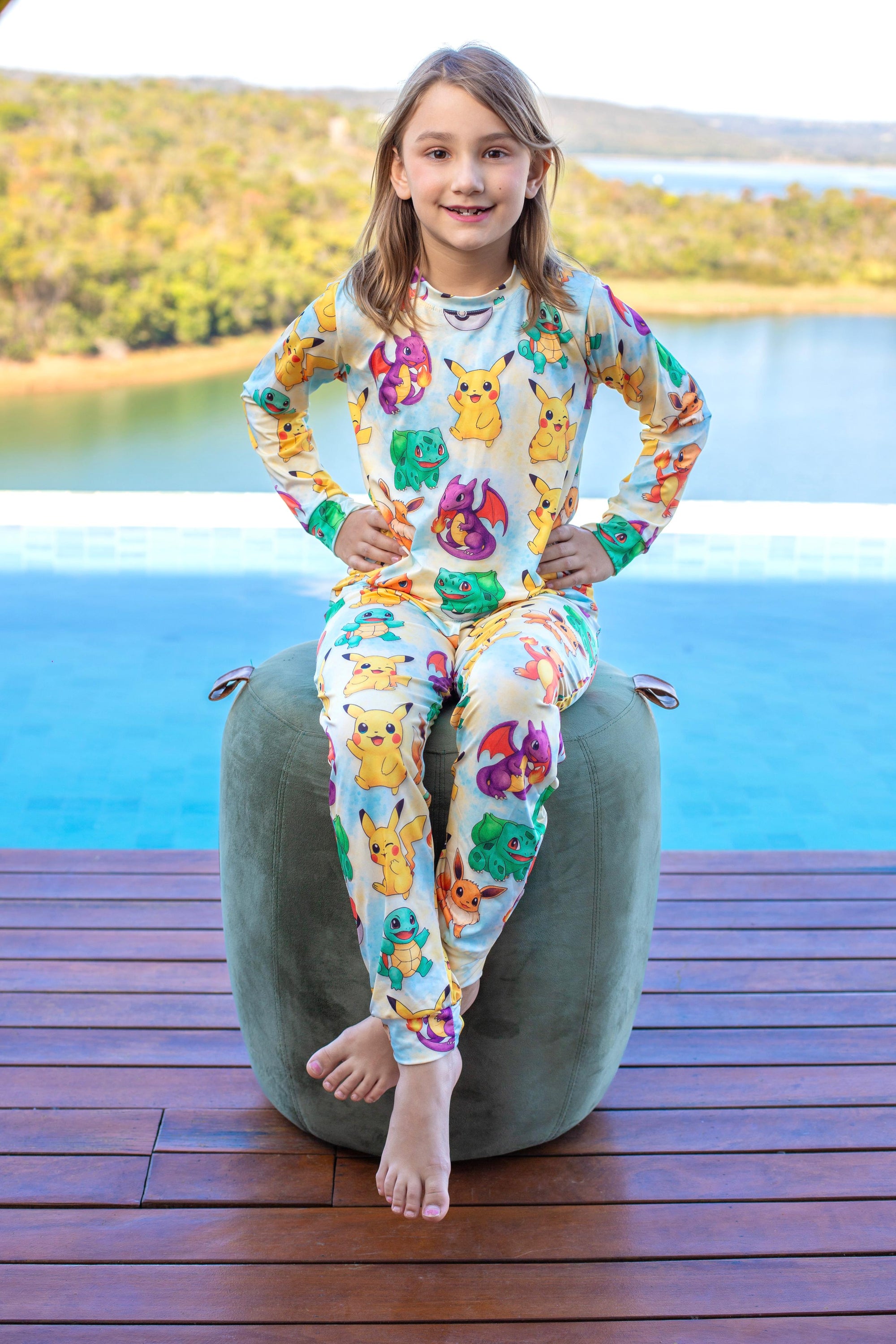 Calça Manga Longa Tradicional infantil Pokémon Pandite