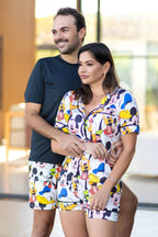 Americano Short Turma Do Mickey Feminino/Masculino Pandite