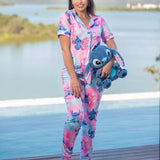 Americano calça com Manga curta Stitich e angel Pandite