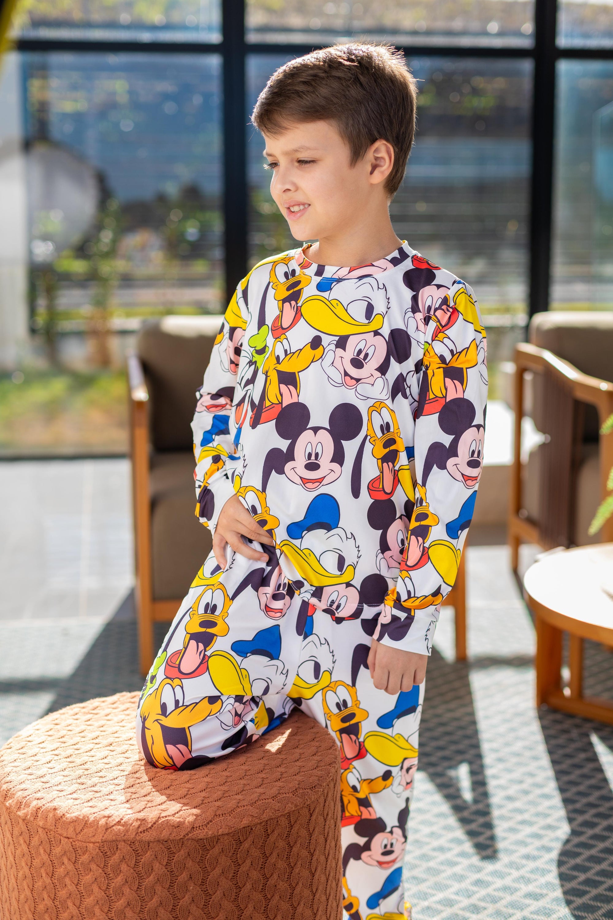 Calça Manga Longa Tradicional infantil Turma do Mickey Pandite