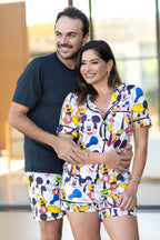 Americano Short Turma Do Mickey Feminino/Masculino Pandite