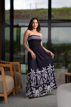 VESTIDO - Preto coqueiros