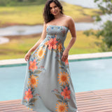 VESTIDO - Vereda floral ( verde petróleo)