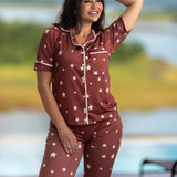 Americano calça com manga curta ESTRELINHA - Pandite pijamas