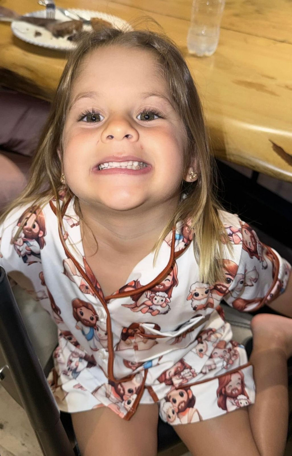 Americano short infantil OVELHINHA DE JESUS - pandite pijamas