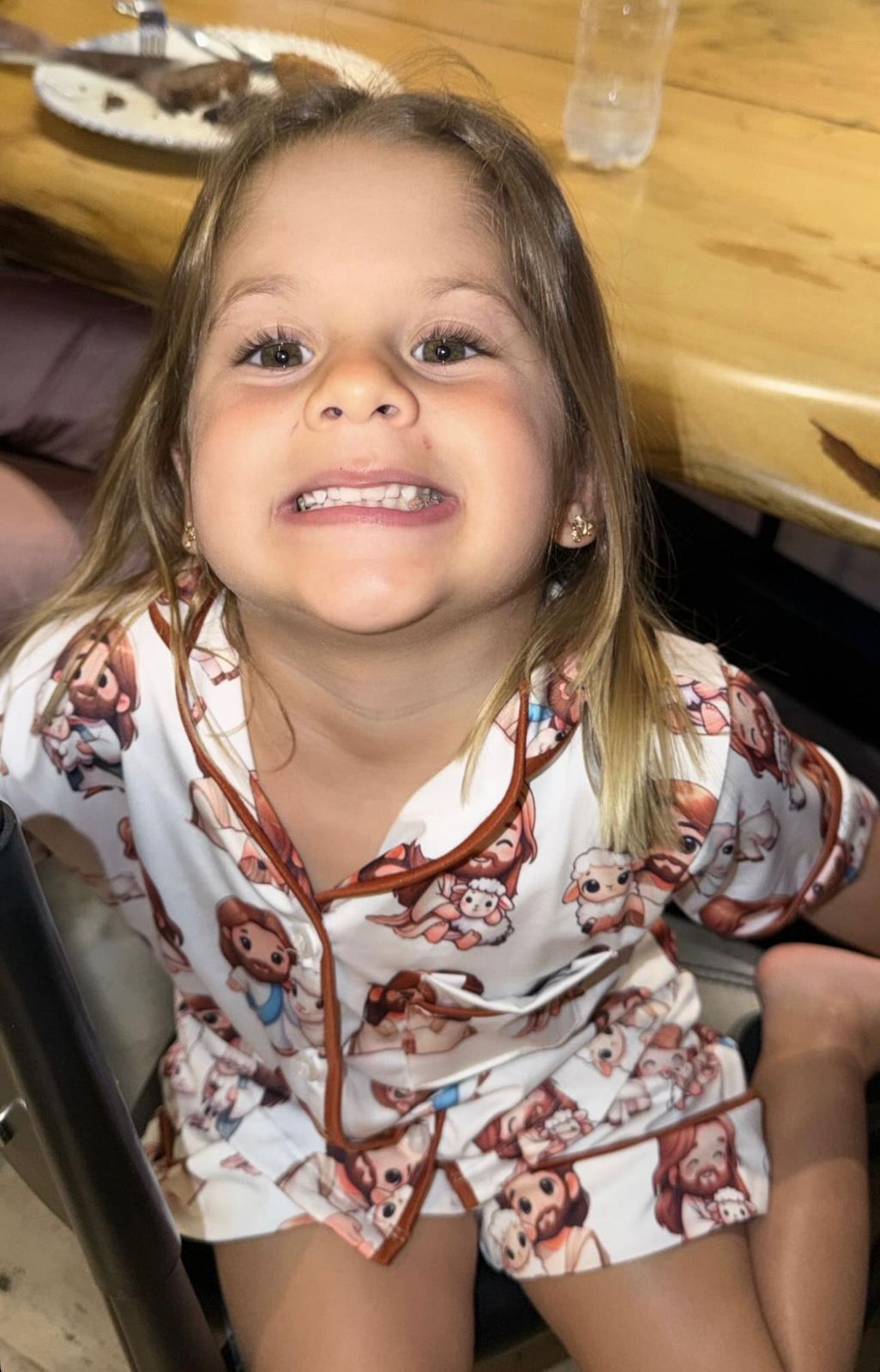 Americano short infantil OVELHINHA DE JESUS - pandite pijamas