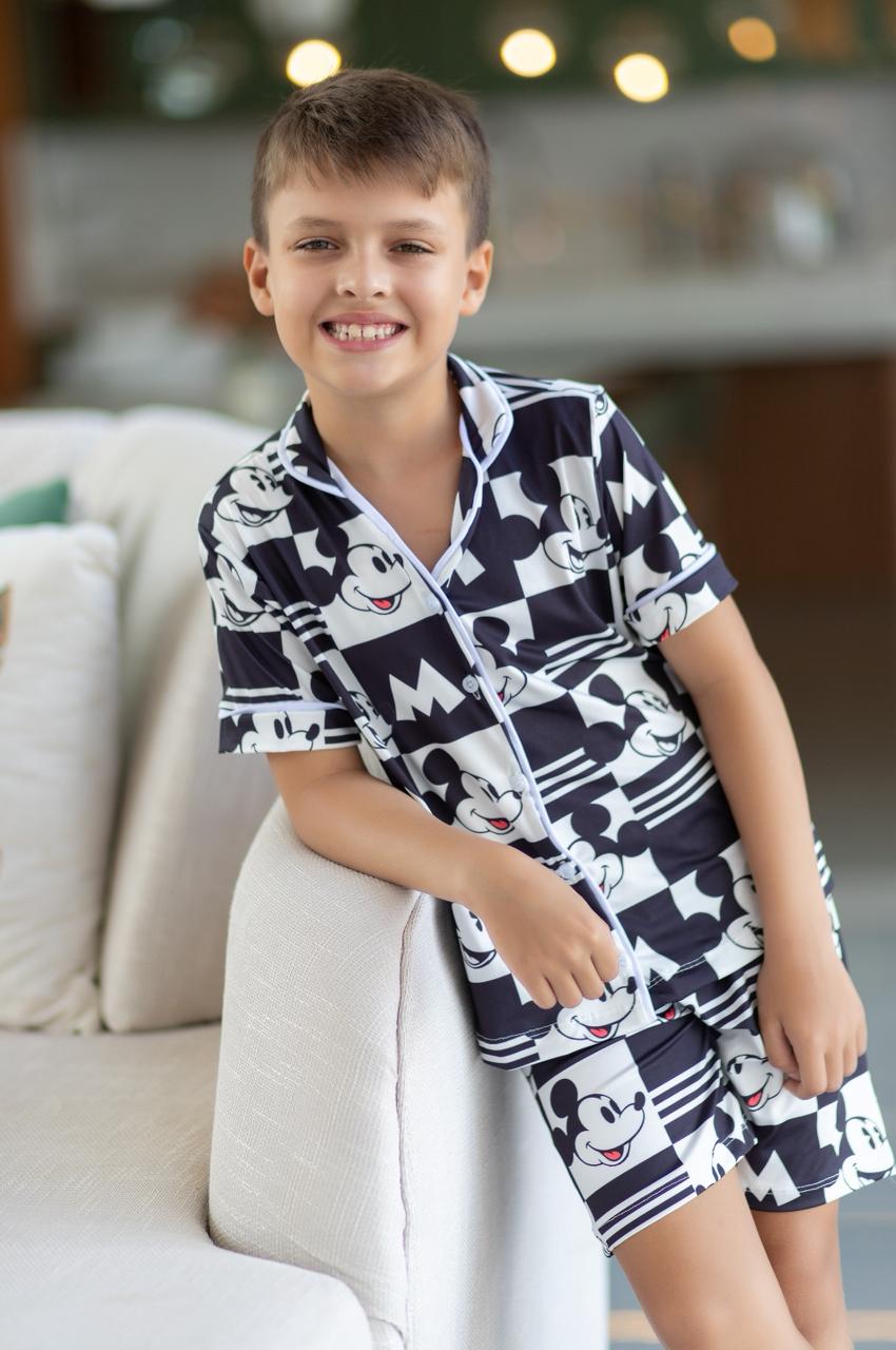 Americano Short Infantil Mickey COM M - Pandite