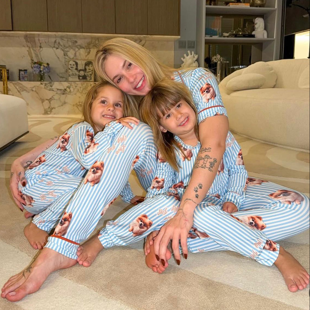 kit família LOVE MY PET - Pandite pijamas