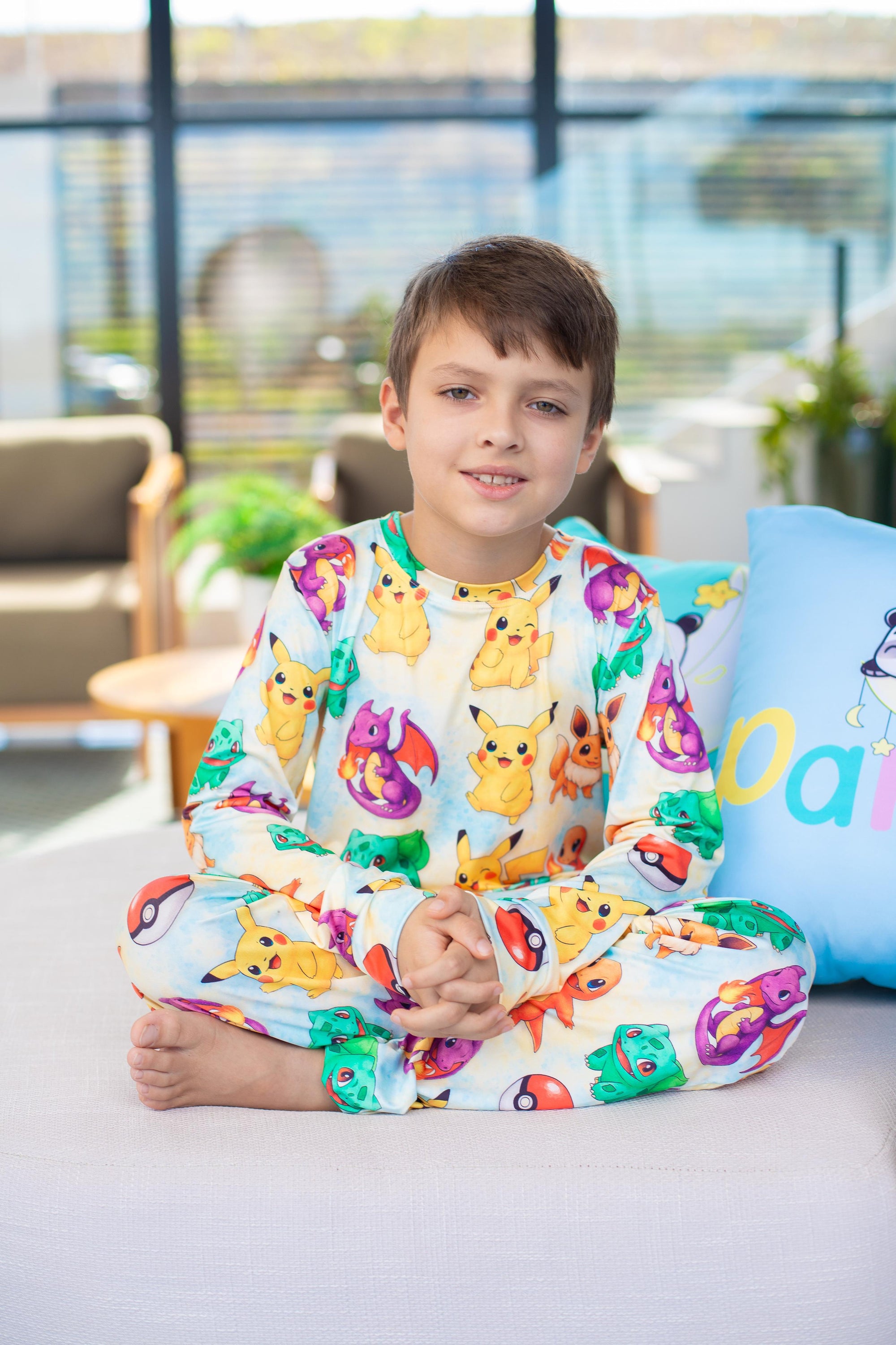 Calça Manga Longa Tradicional infantil Pokémon Pandite