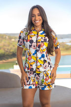 Americano Short Turma Do Mickey Pandite