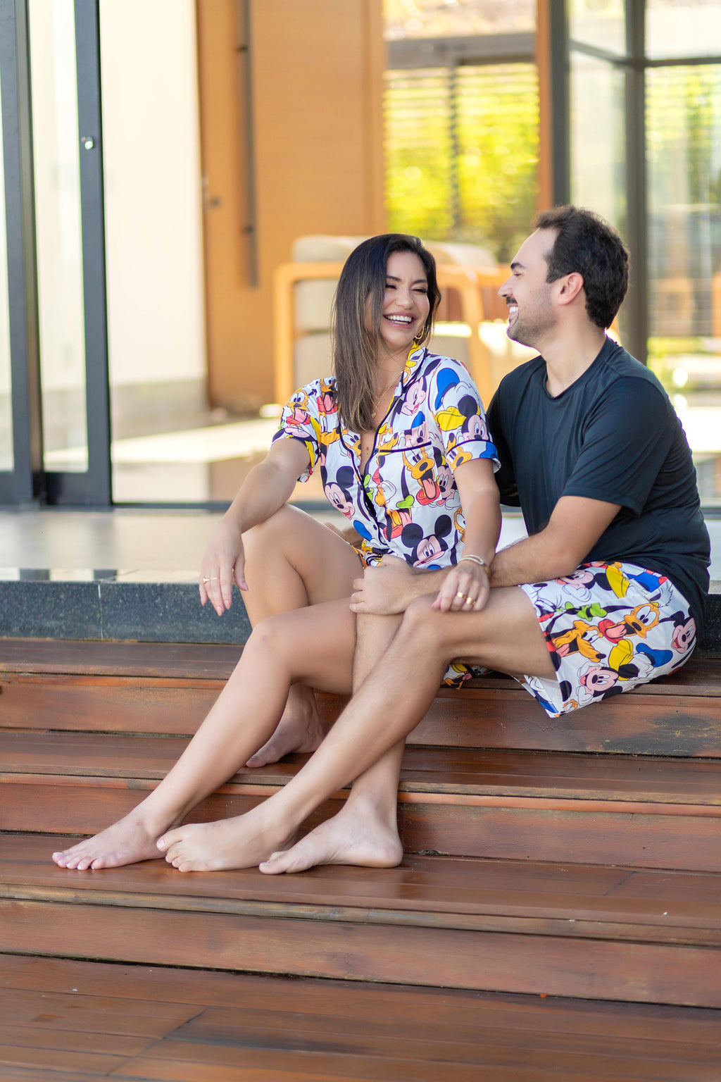 Americano Short Turma Do Mickey Feminino/Masculino Pandite