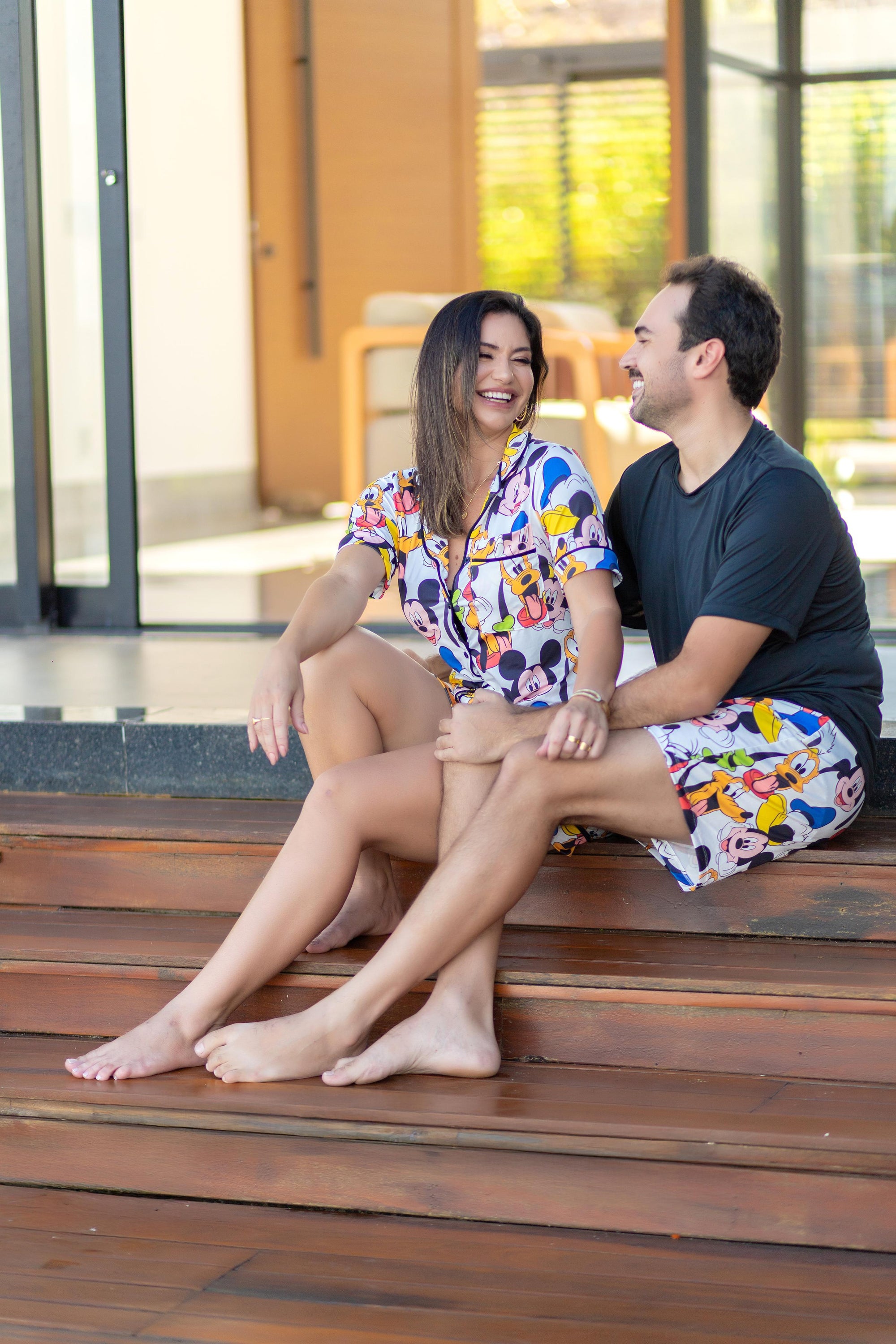 Americano Short Turma Do Mickey Feminino/Masculino Pandite