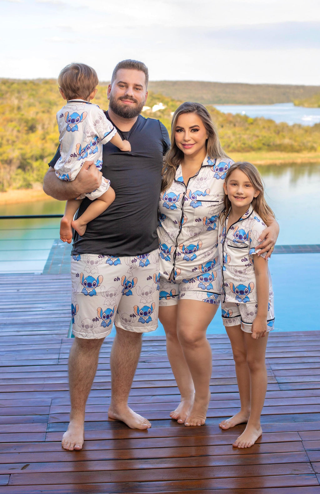 MONTE SEU KIT FAMÍLIA (preço individual de cada peça) Mãe R$125,00 Pai R$98,00 Filho(a) R$108,00