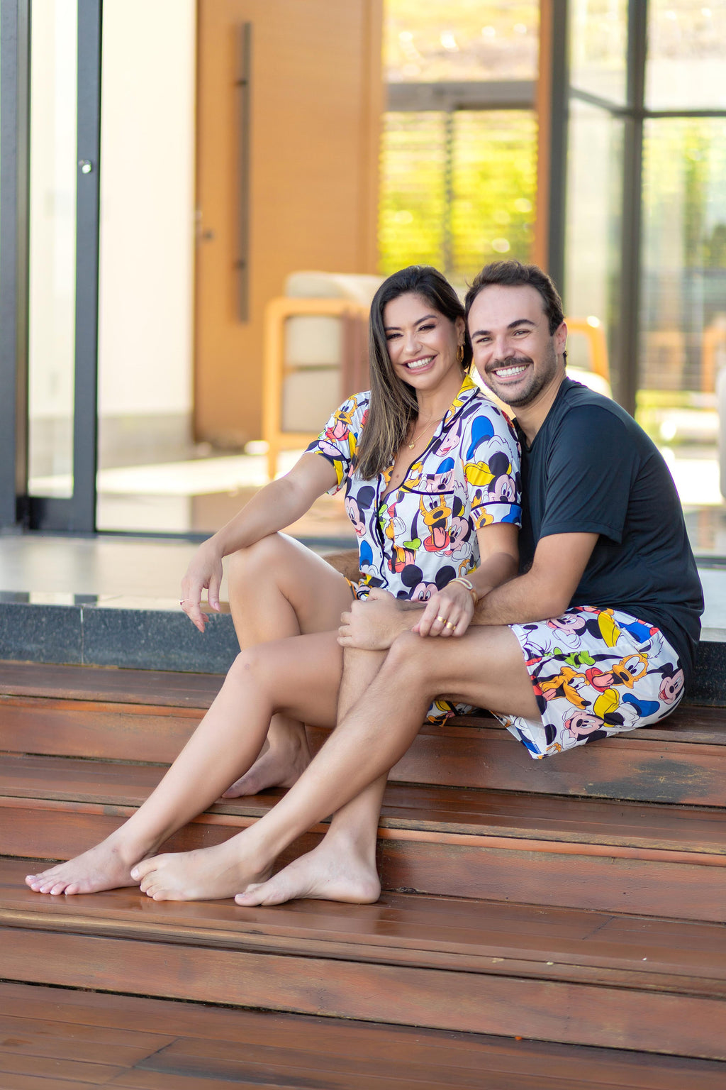 Americano Short Turma Do Mickey Feminino/Masculino Pandite