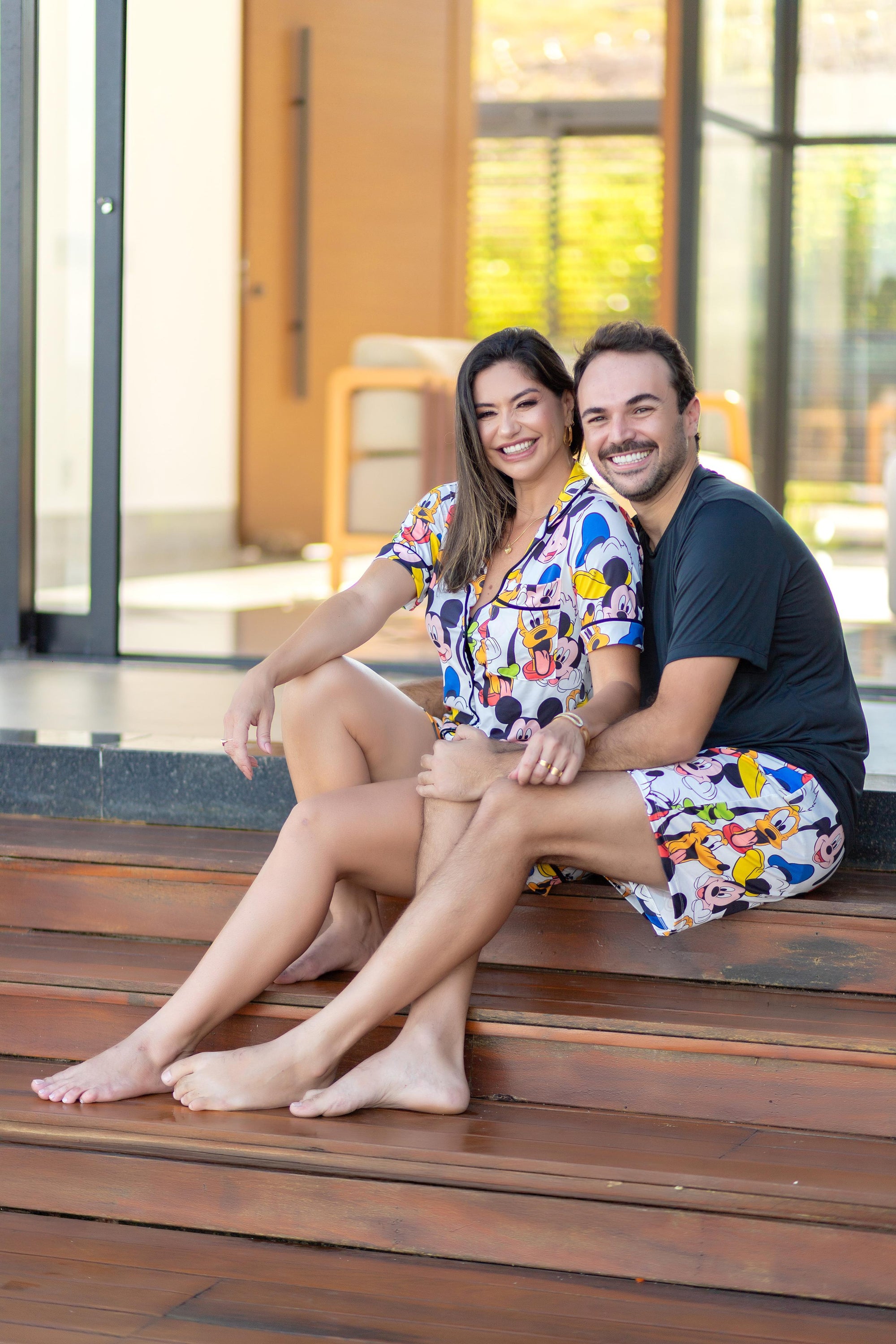 Americano Short Turma Do Mickey Feminino/Masculino Pandite