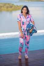 Americano calça com Manga curta Stitich e angel Pandite