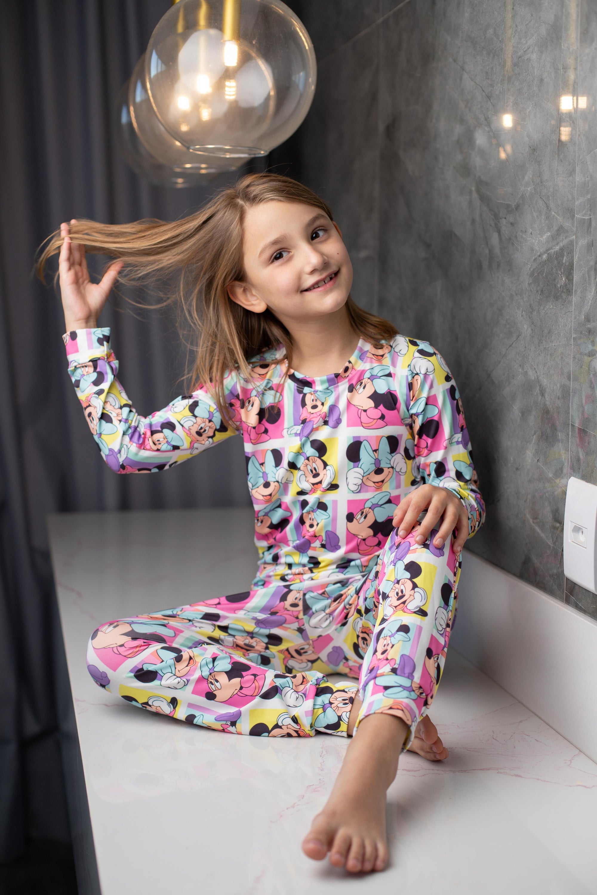 Calça Manga Longa Tradicional infantil Minnie Pandite