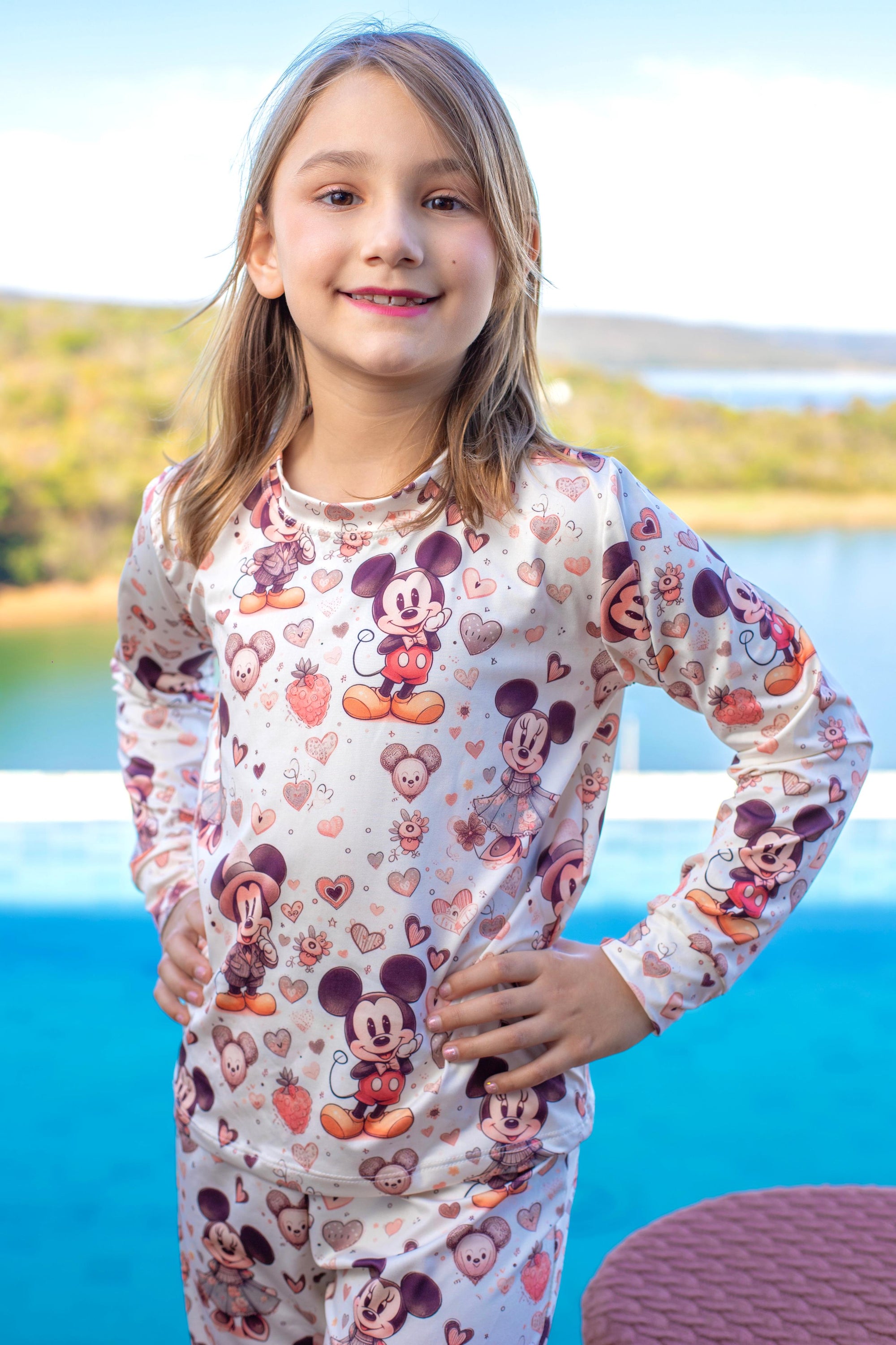 Calça Manga Longa Tradicional infantil Mickey vintage Pandite