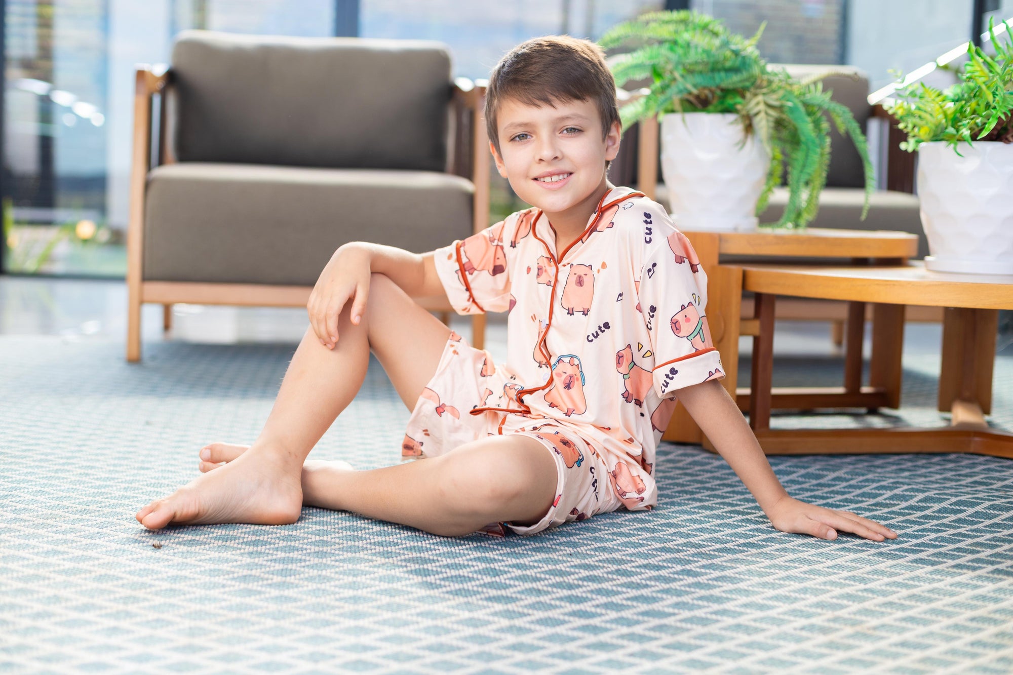 Americano Short Infantil Capivara Pandite