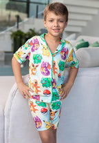 Americano Short Infantil Mickey Azul Pandite