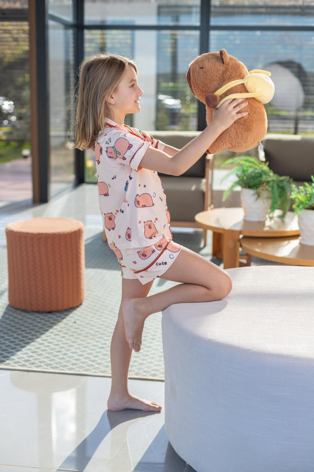 Americano Short Infantil Capivara Pandite