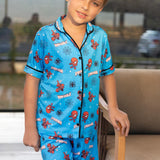 Americano Short Infantil Homem Aranha Pandite